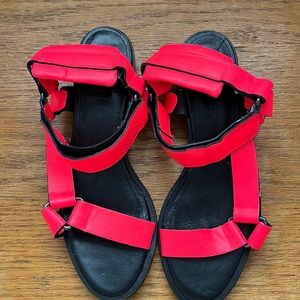 White sandals from Urban Outfitters